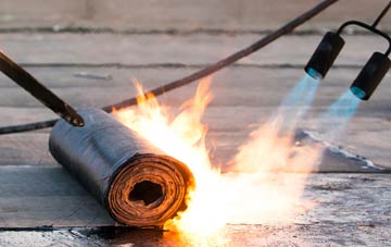 White Ness asphalt flat roofing repairs