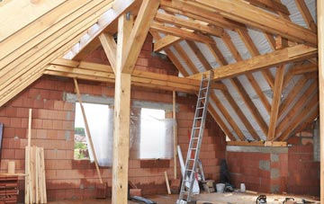White Ness attic trusses