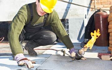 White Ness flat roof construction