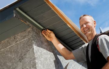 soffit installation White Ness