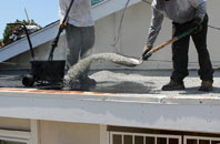 White Ness flat roofing repair